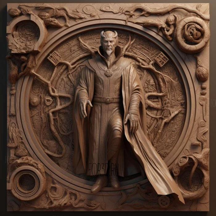 Doctor Strange In the Multiverse of Madness 2 stl model for CNC